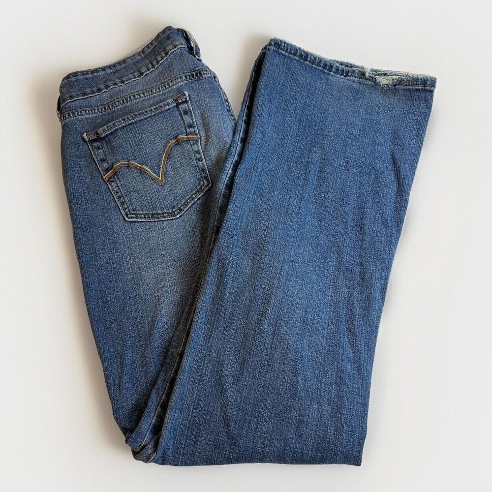 LEVIS 526 Womens Size 12‎ Slender Bootcut Denim Blue Jeans 30 Inseam Stretch